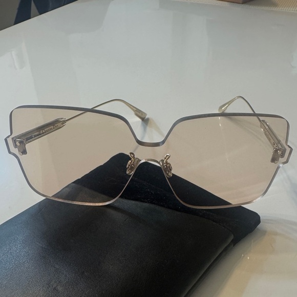 Dior Accessories - Dior Gold Geometric Sunglasses